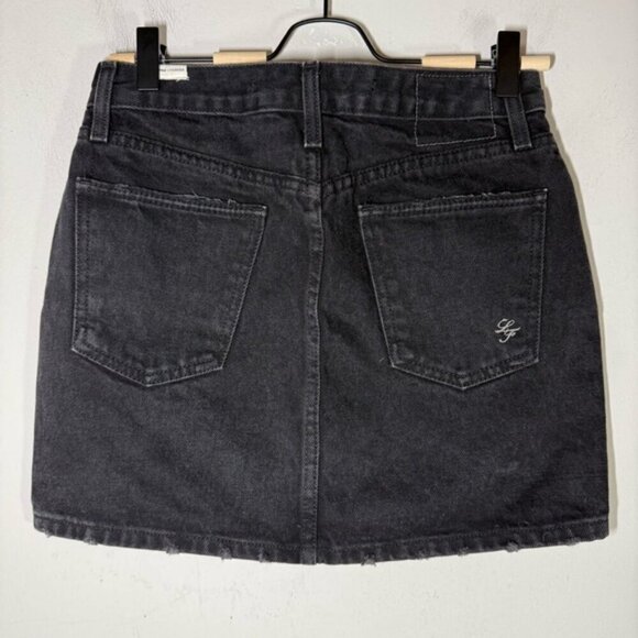 Lovers and Friends Revolve Black Elijah Mini Skirt size 24 - Picture 5 of 8